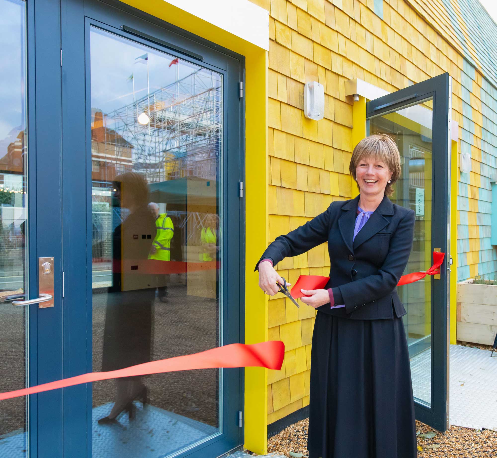 Westminster City Council Leader, Rachael Robathan cutting the opening tape