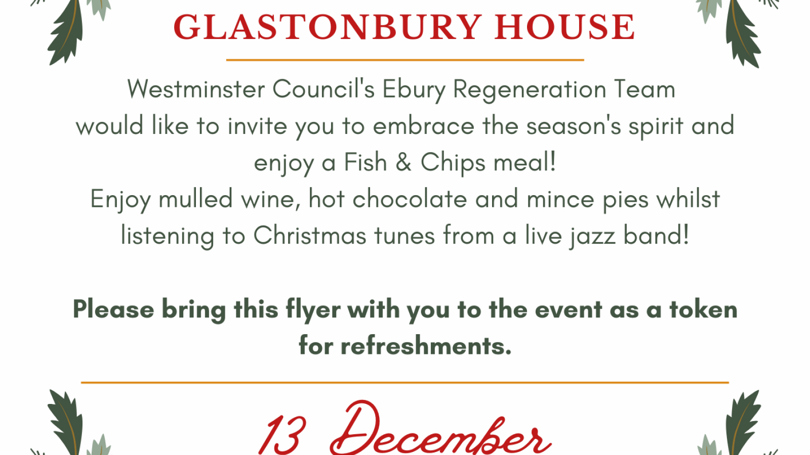 Ebury Christmas Flyer 13 December 2024