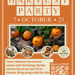 Harvest party poster