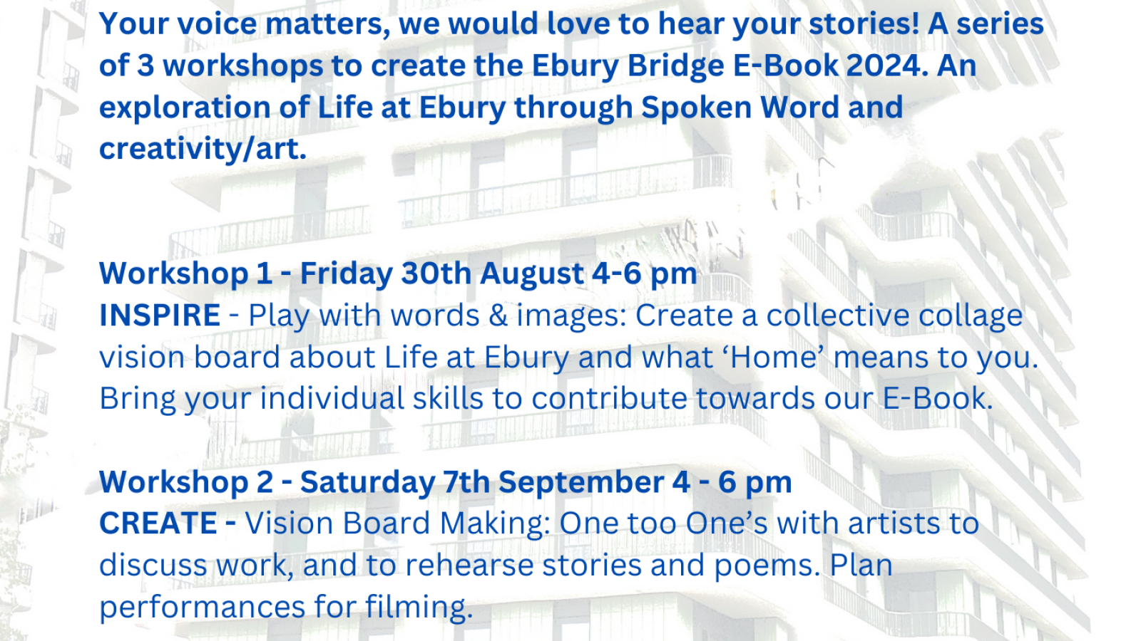 Spoken Word Workshops